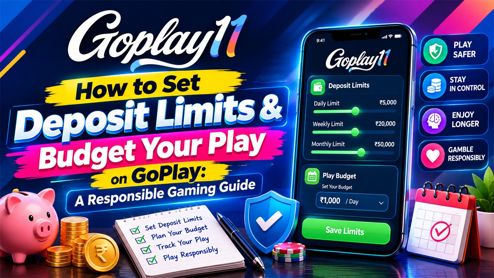 Deposit limits and budgeting on GoPlay